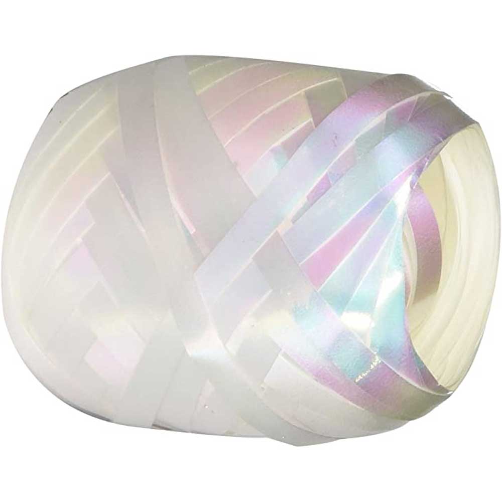 Iridescent White Curling Ribbon - Confectionery House
